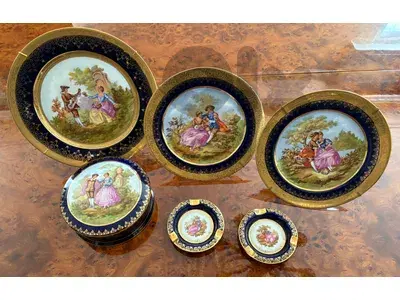 Lot en porcelaine de Limoge (6 pcs)