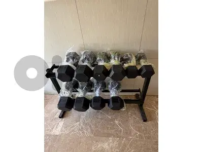 new hexagon dumbbells