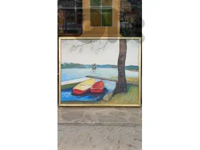 لوحة رسم زيتي اوروبية