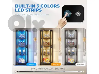 BROTTAR 65" Corner Glass Display BROTTAR 65" Corner Glass Display