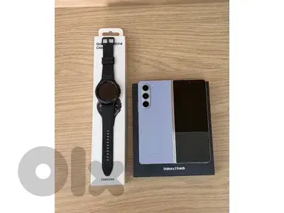 Z fold 5 (512gb)+ watch 4 classic (used for 8 months very clean)