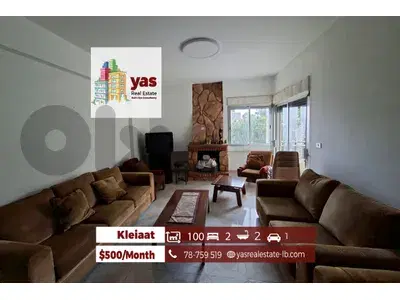 Kleiaat 100m2 | Furnished | Cozy Flat | Mountain View | KH