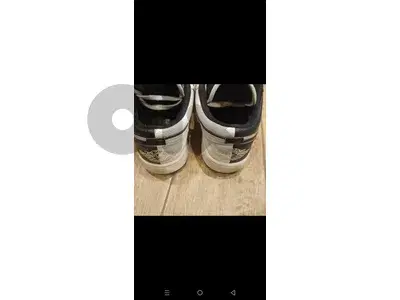 Jordan 1 low semi white semi black original