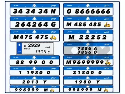 cars and motorcycles plates