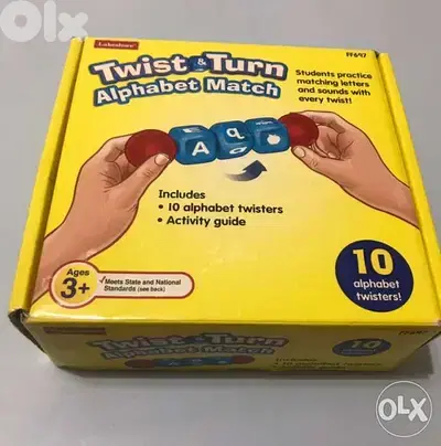3 years educatif toys Alphabet twist & turn