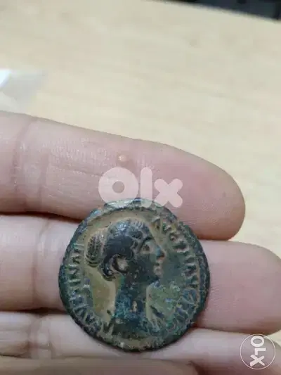 Ancient Roman Queen Faustina Coin wife of Marcus Aurelius year 147 AD