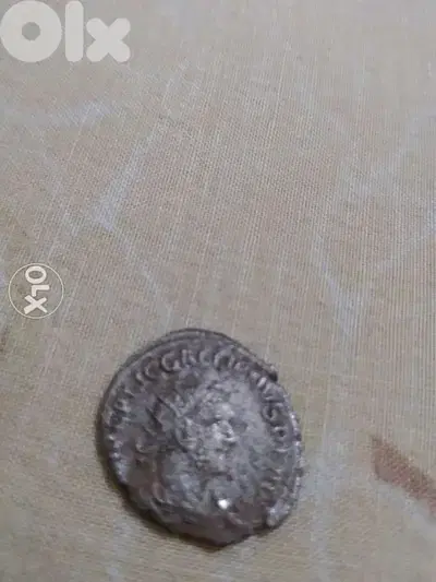 Roman Silvered Billion coin for Emperor Valerian year 255 AD
