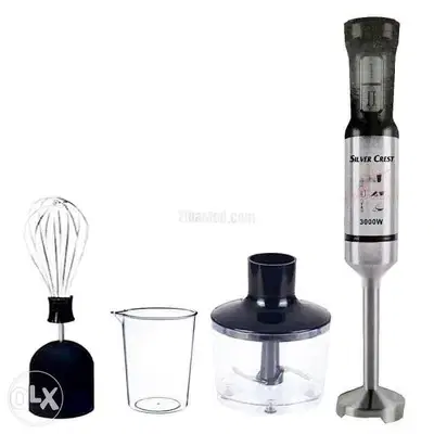 silvercrest مجموعة خلاط hand blender 4 in 1 3000 W