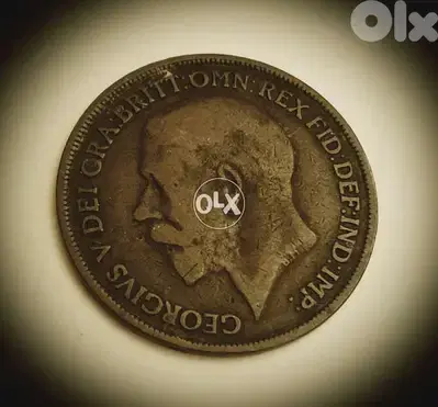 One Penny 1916 GB King George V