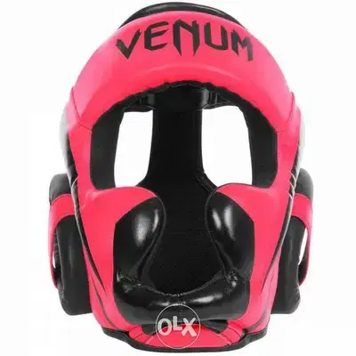 Venum Elite Headgear-Black/red