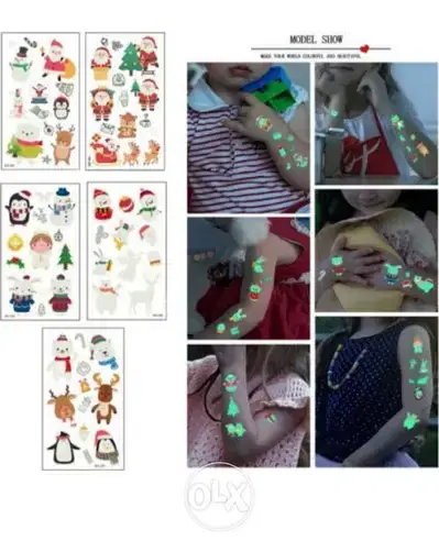 Funny luminous tattoos for kids