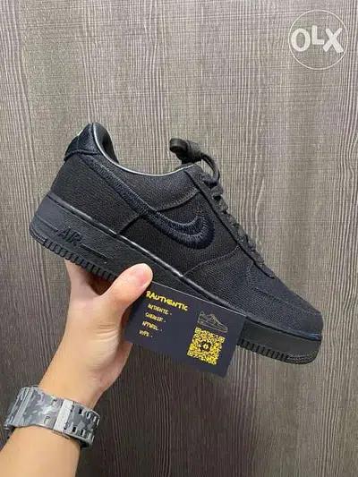 Authentic Nike AF1 Triple Black now 76-969O37