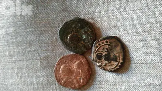 Jesus Christ King of Kings set of three Bronze Coins year 969 AD