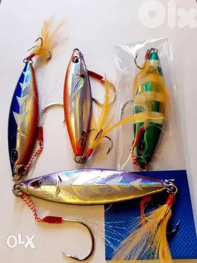 Glow jig For sale or trade on jig rod 120 gram