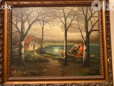 original oil by late Khalil ghorayeb