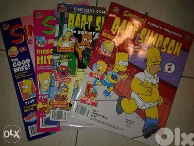 four simpsons magazines