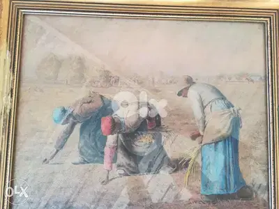 صورة لوحة عالمية موجودة في متحف اللوفر