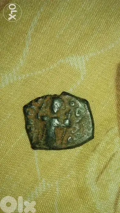 Monks Ancient Roman Byzantine Bronze Coin around 1500 years