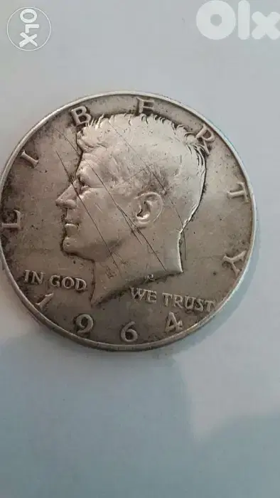 Kennedy Silver Half US Dollar year 1964 Diameter 30mm 12.5 gr Silver