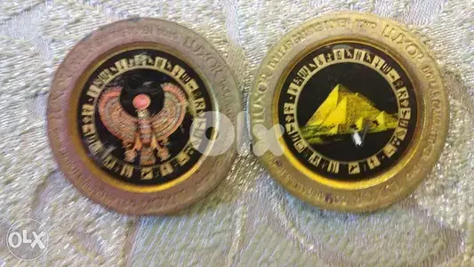 Two USA Las Vegas Luxor Commemorative Tokens Very Special