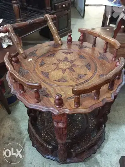 teak wood carriage