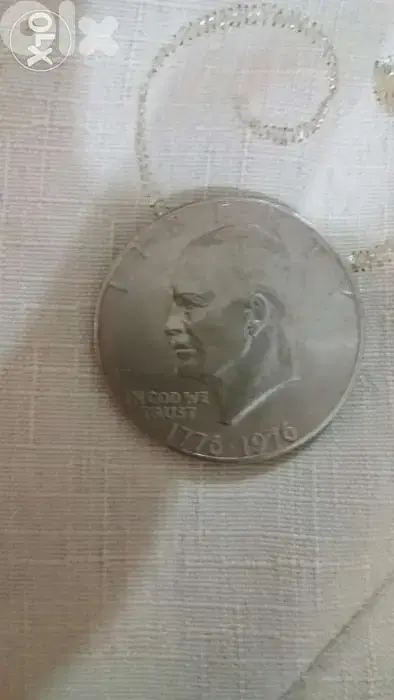 USA Coin 1 Dollar Eisenhower Commorative 200 Anniversary Independence