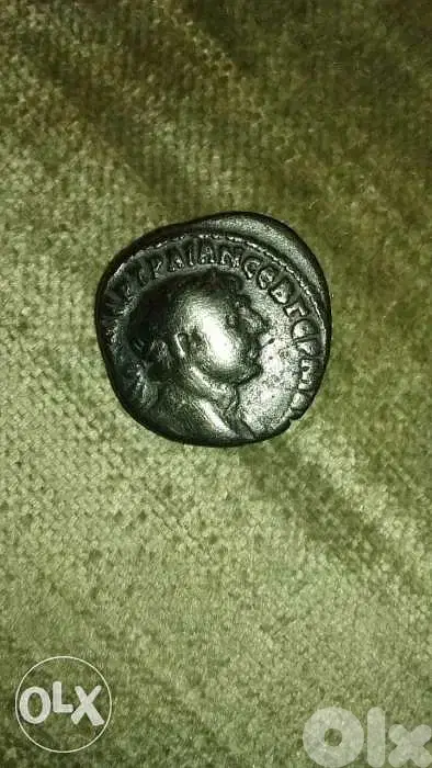 Ancient Roman Silver Coin Emperor Trajan The Great of Rome year 98 AD