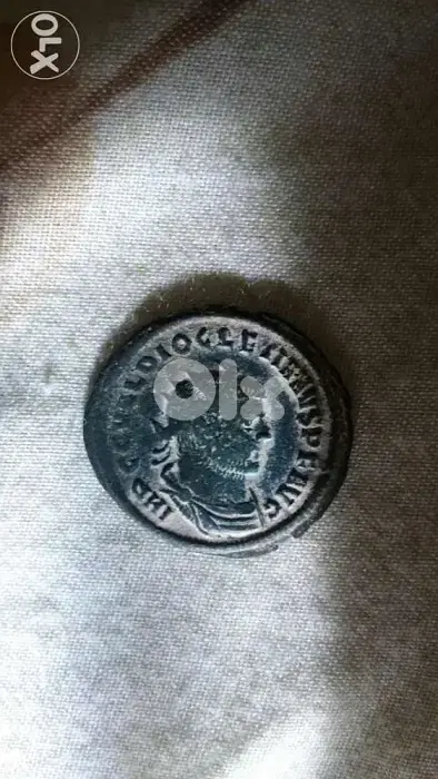 Ancient Roman Bronze Coin for Emperor Diocletian year 284 AD