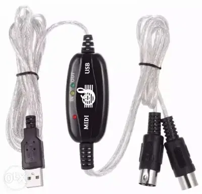 MiDi cable وصلة بين الاورغ و الكمبيوتر