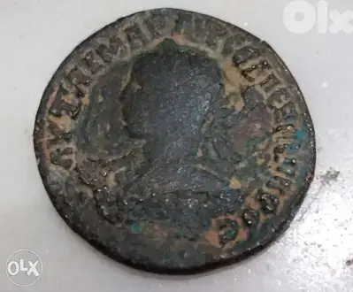 Ancient Roman Bronze Coin for Emperor Servrus Alexandar year 222 AD