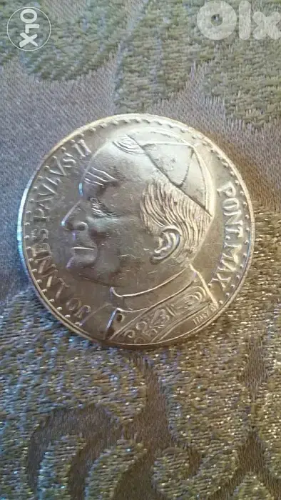 Pope Jean Paul 2 of Vetican 40 mm diameter Commemorative Cin