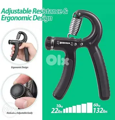 Hand Grip Strengthener Adjustable Resistance 10 to 60kg
