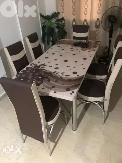 طاوله سفره 6 كراسي متوفره بجميع الالوان