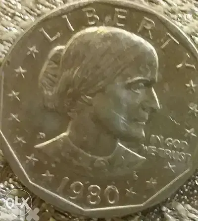 1 USA Dollar Suzan Anthony yeatlr 1980