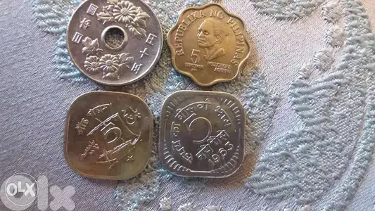 Indian,Pakistan, Philipenes, Japan and all world Coin