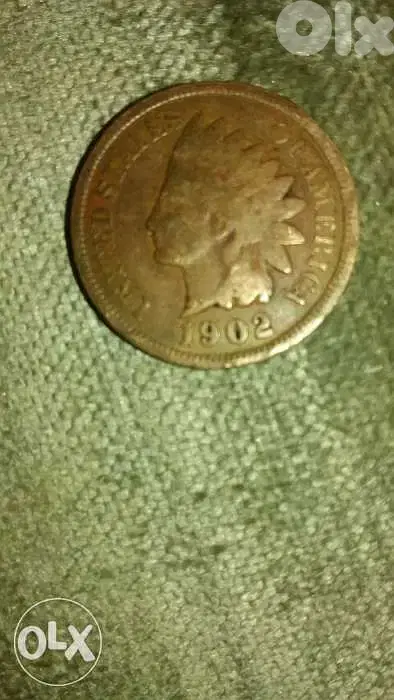 USA Coin Indain Head Cent Bronze year 1902 Very specail