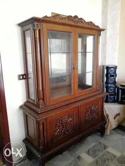 فيترين خشب زين حفر مميز للغاية انتيك الاصلي القديم بسعر لقطة vitrine فيترين خشب زين حفر مميز للغاية انتيك الاصلي القديم بسعر لقطة vitrine
