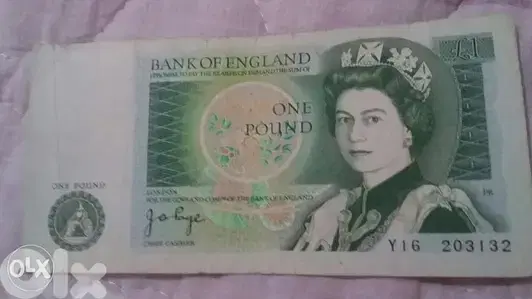 Great Britian Pound Banknote Memorial for Sir Isaac Newton