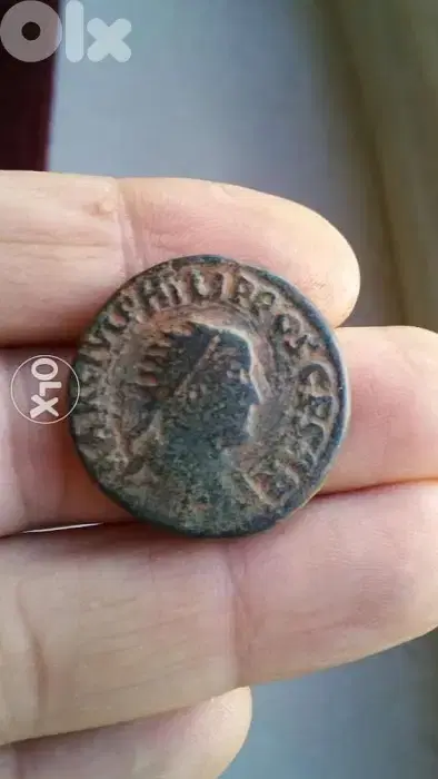 Ancient Bronze Coin for Emperor Philip I year 247 AD