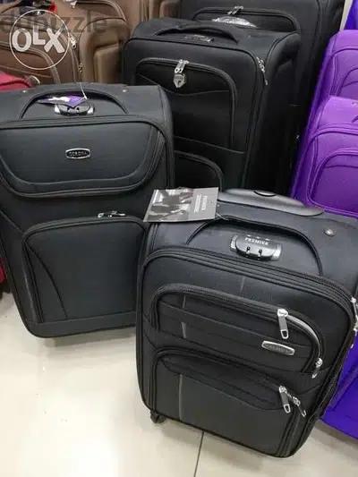 Set of 3 bags Soft Cover Swiss spinner black
