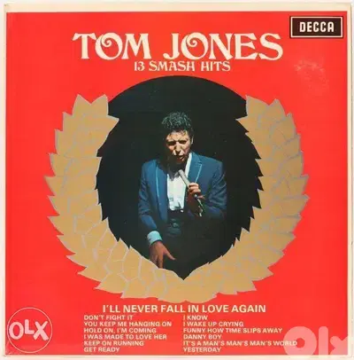 tom jones 13smash hits vinyl lp