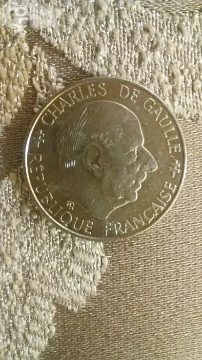Charles De Gaulle Memorial 1 French Franc