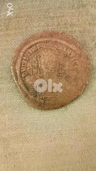Ancient Byzantine Bronze Coin of King Maurice Tiberius year 582 AD