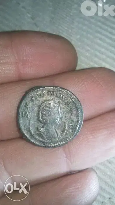 Silver Roman Coin for Queen Corenlia Salonina year 268 AD