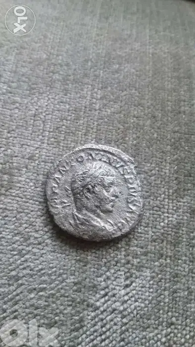 First Black African Roman Emperor Caracalla Silver Coin year 198AD