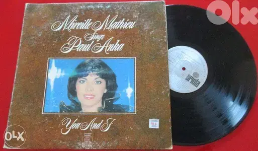 Mireille Mathieu Sings Paul Anka You and I LP Vinyl