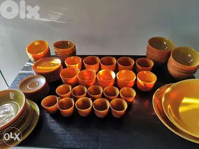 Rare Arcopal volcan Tazon Set of 70