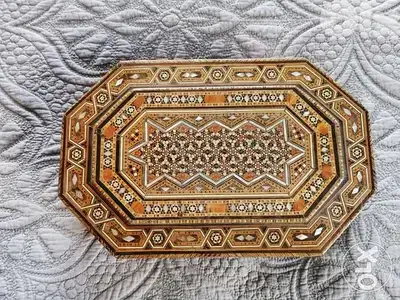Vintage marquetry box 1920s