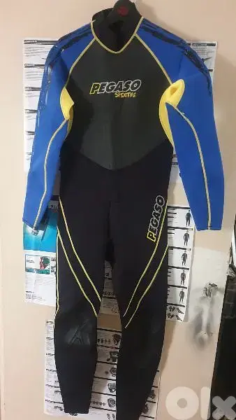pegasso 3mm medium wet suit diving