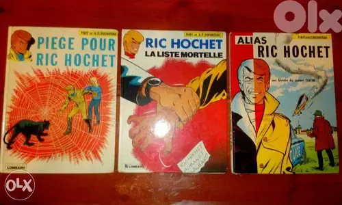 Ric hochet french comics magazines 3 volumes